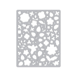 HERO ARTS Spring Meadow Die & Stencil Bundle Meadow Blooms