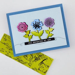 HERO ARTS Spring Meadow Die & Stencil Bundle Meadow Blooms