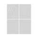 HERO ARTS Eggstra Special Layering Stencil Set Confetti 4pezzi