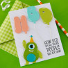 Spellbinders Aged to Perfection Etched Dies HBD Balloons