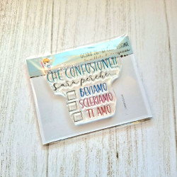 GLIMPS CLEAR STAMPS - GCSA8 26-61 CONFUSIONE