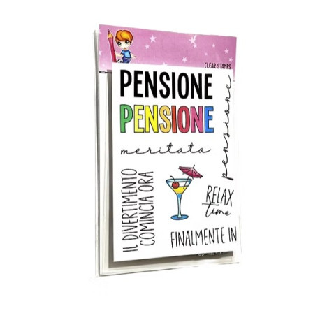 GLIMPS CLEAR STAMPS - GCSA7 26-64 PAROLE PENSIONE