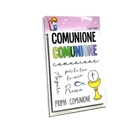 GLIMPS CLEAR STAMPS - GCSA7 26-61 PAROLE COMUNIONE