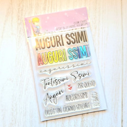 GLIMPS CLEAR STAMPS - GCSA7 26-59 PAROLE AUGURISSIMI