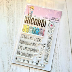 GLIMPS CLEAR STAMPS - GCSA7 26-58 PAROLE RICORDI