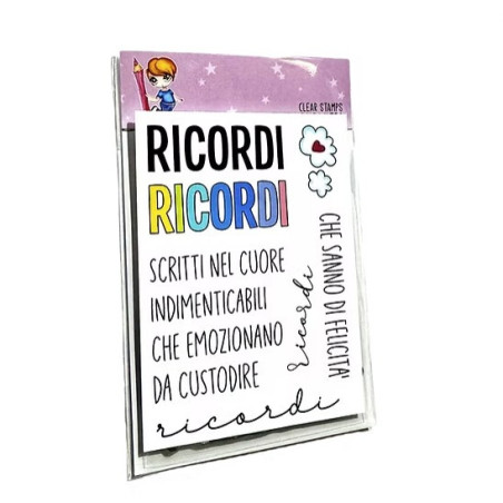 GLIMPS CLEAR STAMPS - GCSA7 26-58 PAROLE RICORDI