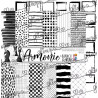 GLIMPS Carte GPP 26-02 ARMONIE IN BIANCO E NERO 30x30cm