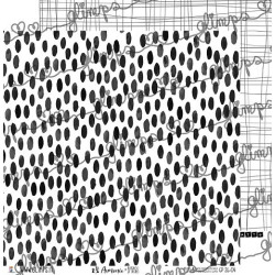 GLIMPS Carte GPP 26-02 ARMONIE IN BIANCO E NERO 30x30cm