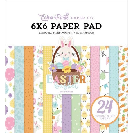 Echo Park Easter Basket Paper Pad 15x15cm