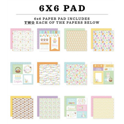 Echo Park Easter Basket Paper Pad 15x15cm