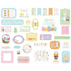 Echo Park Easter Basket Ephemera 33pz