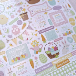 Echo Park Easter Basket Element Sticker 30x30cm