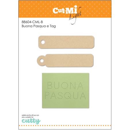 Fustelle Cut-Mi 88604-CML-B Buona Pasqua e Tag