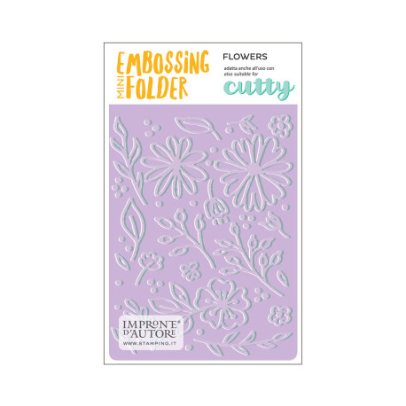 Mini Embossing Folder - Flowers