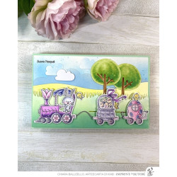 SET Fustelle Cut-Mi 88679-CML-D e Timbro 2714-CLEM-D Easter train