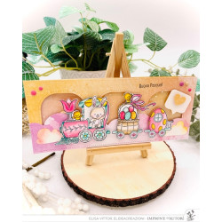 SET Fustelle Cut-Mi 88679-CML-D e Timbro 2714-CLEM-D Easter train