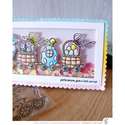 SET Fustelle Cut-Mi 88679-CML-D e Timbro 2714-CLEM-D Easter train
