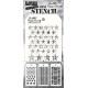 Stamper Anonymous Tim Holtz Layering Mini Stencil Set 11 3pezzi