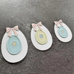 Simple and Basic Easter Eggs Dies