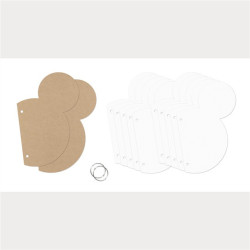 6x9 SN@P! Mini Chipboard Album Mouse Ear