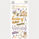 Simple Stories Simple Vintage Lavender Fields Foam Stickers 66pz