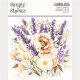Simple Stories Simple Vintage Lavender Fields Floral Bits & Pieces 38pz