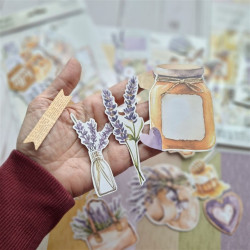 Simple Stories Simple Vintage Lavender Fields Bits & Pieces 86pz