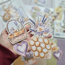 Simple Stories Simple Vintage Lavender Fields Bits & Pieces 86pz