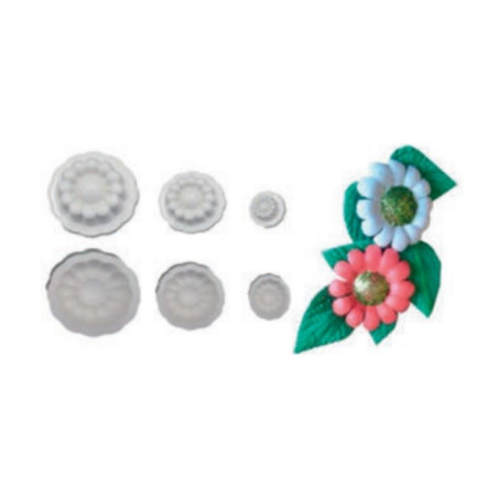 Stampi per crepla 3 fiori