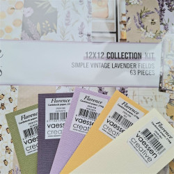 Simple Stories Simple Vintage Lavender Fields Collection Kit 30x30cm