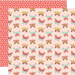 Simple Stories Pink Lemonade Collection Kit 30x30cm