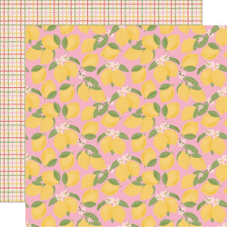 Simple Stories Pink Lemonade Collection Kit 30x30cm