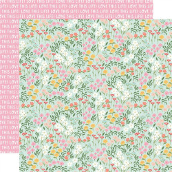 Simple Stories Pink Lemonade Collection Kit 30x30cm