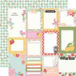 Simple Stories Pink Lemonade Collection Kit 30x30cm