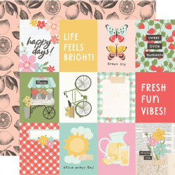 Simple Stories Pink Lemonade Collection Kit 30x30cm