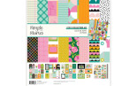 Simple Stories Color Me Happy Collection Kit 30x30cm