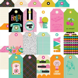 Simple Stories Color Me Happy Collection Kit 30x30cm
