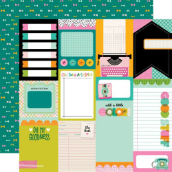 Simple Stories Color Me Happy Collection Kit 30x30cm