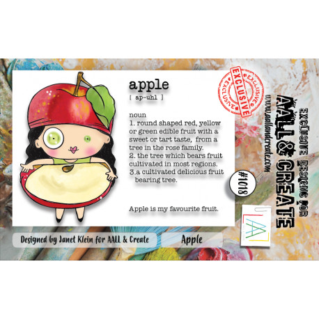 AALL & Create Stamp Set A7 1018 Apple