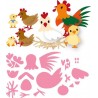 Marianne Design Collectables Eline's Chicken Family