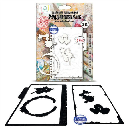 Aall&Create Cutting Dies 107 Spilled Feelings