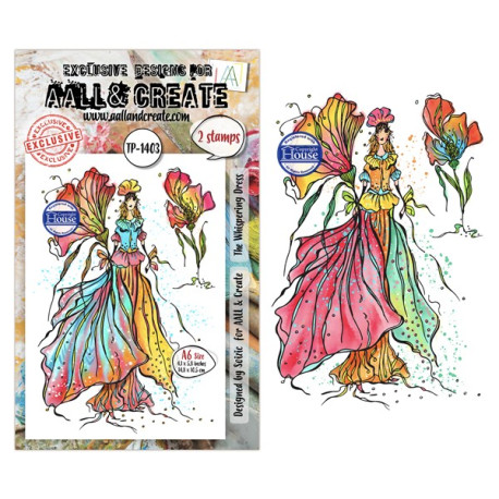 AALL & Create Stamp Set A6 1403 The Whispering Dress
