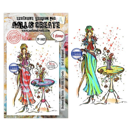 AALL & Create Stamp Set A6 1401 Art of Bouquet