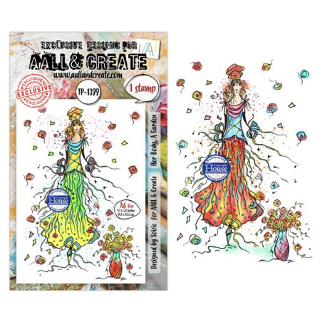 AALL & Create Stamp Set A6 1399 Her Body, A Garden