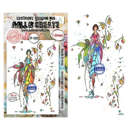 AALL & Create Stamp Set A6 1398 Siren of Spring