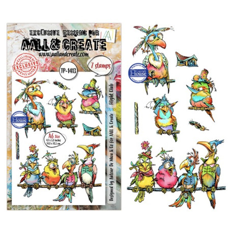 AALL & Create Stamp Set A6 1413 Flight Club