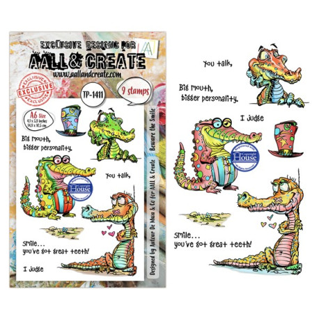 AALL & Create Stamp Set A6 1411 Beware the Smile