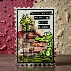 AALL & Create Stamp Set A6 1411 Beware the Smile
