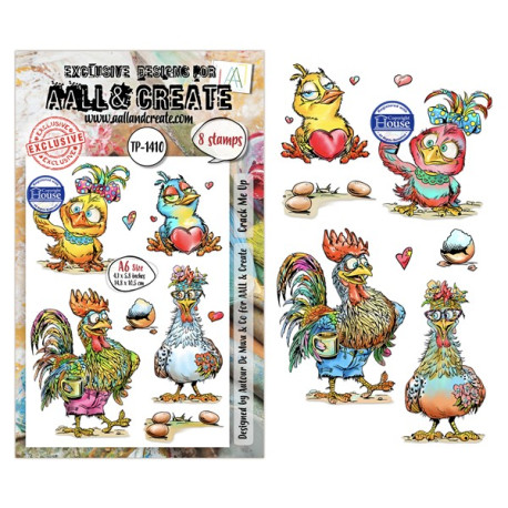 AALL & Create Stamp Set A6 1410 Crack Me Up