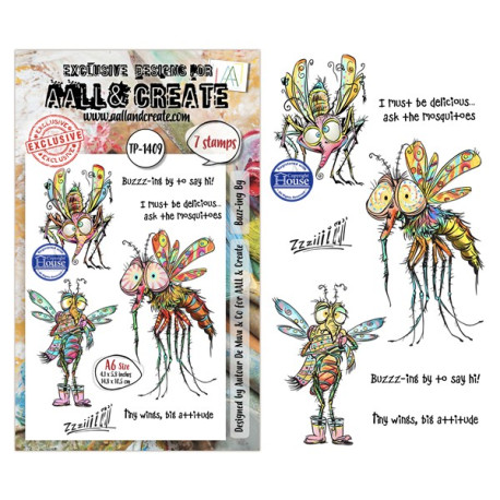 AALL & Create Stamp Set A6 1409 Buzz-ing By
